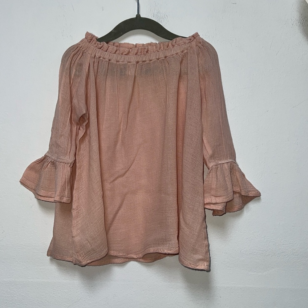 Eberjey Sweet pink gauze top, size 2
